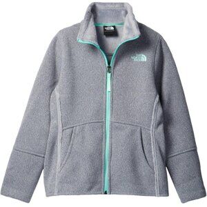 The North Face Banderitas Full Zip Grey Jacket - EUC - Girl's Medium (10/12)